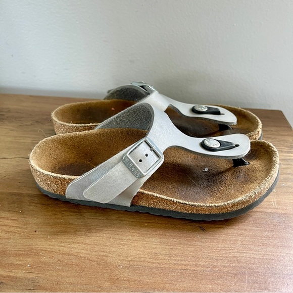 Birkenstock Other - Birkenstock Kids Silver Sandals